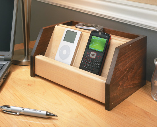 Cell Phone Charging Station Woodworking Project Woodsmith Plans