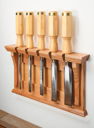 Wall-Mounted Chisel Rack