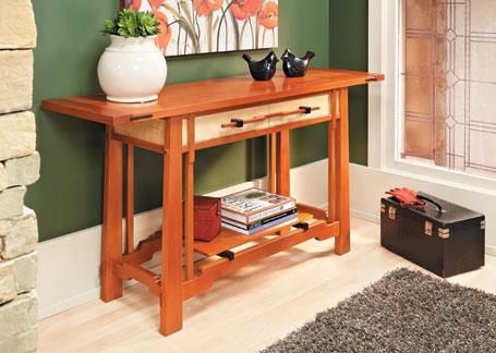 Greene & Greene-Style Hall Table | Woodworking Project | Woodsmith
